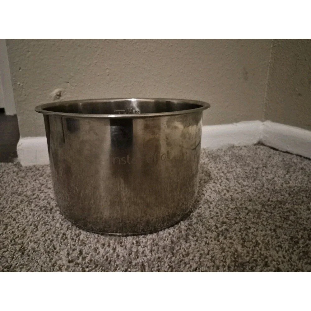Instant Pot 6 qt Inner Stainless Steel Bowl replacement part Pre-owned
